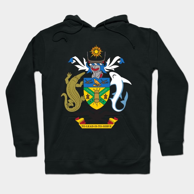 Coat of arms of the Solomon Islands Hoodie by Flags of the World